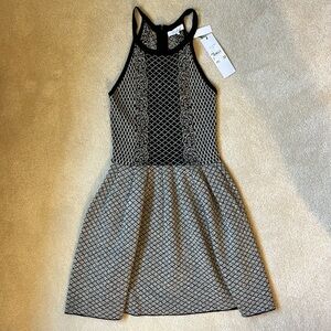 Gold and Black Patterned Dress